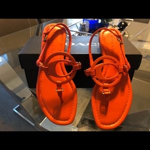 Coach Jeri Leather Sandal Brand New